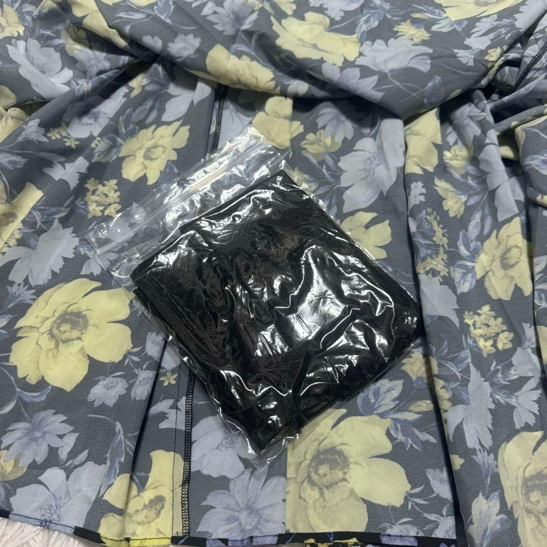 美品 GRACE CONTINENTAL フラワープリントカフタンワンピース