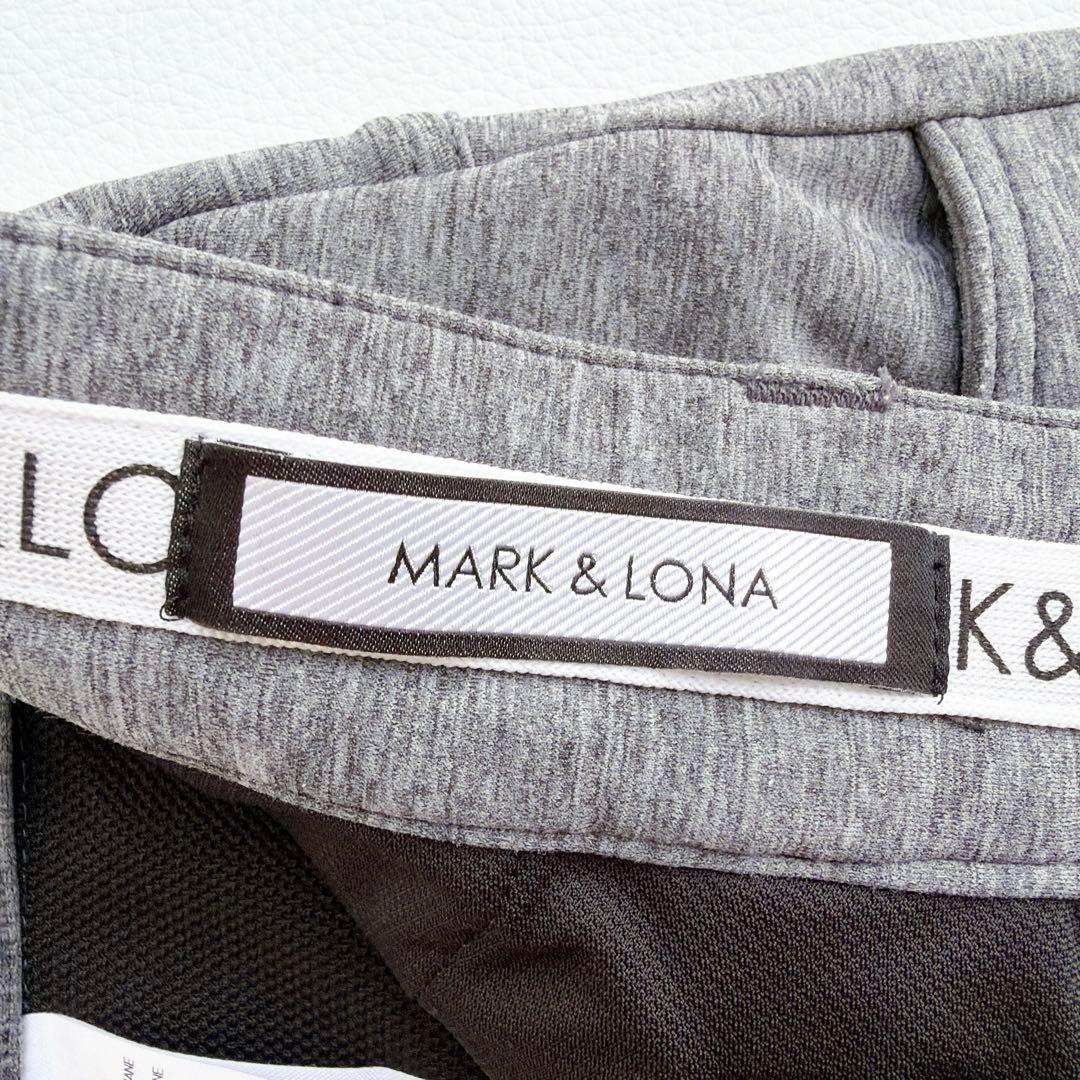 MARK＆LONA マークアンドロナ ストレッチ パンツ スカル ドクロ グレー