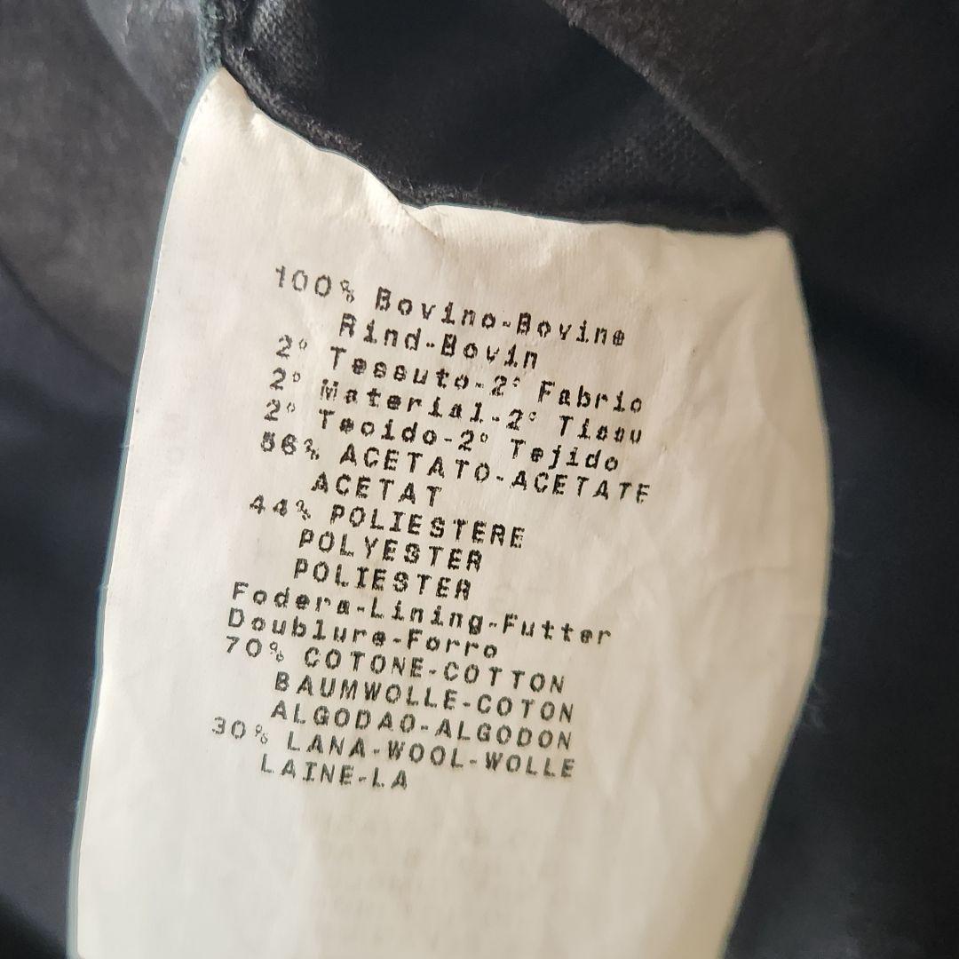 超希少✨XXXL相当 エンポリオアルマーニ レザージャケット クロコ型押し