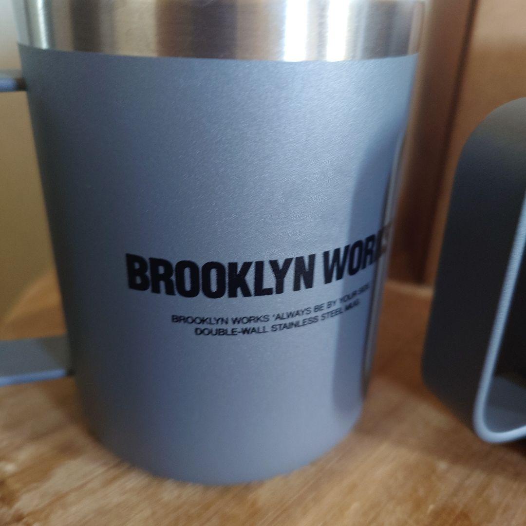 ブルックリンワークスCUP W ステンレス製ダブルマグカップ 2個