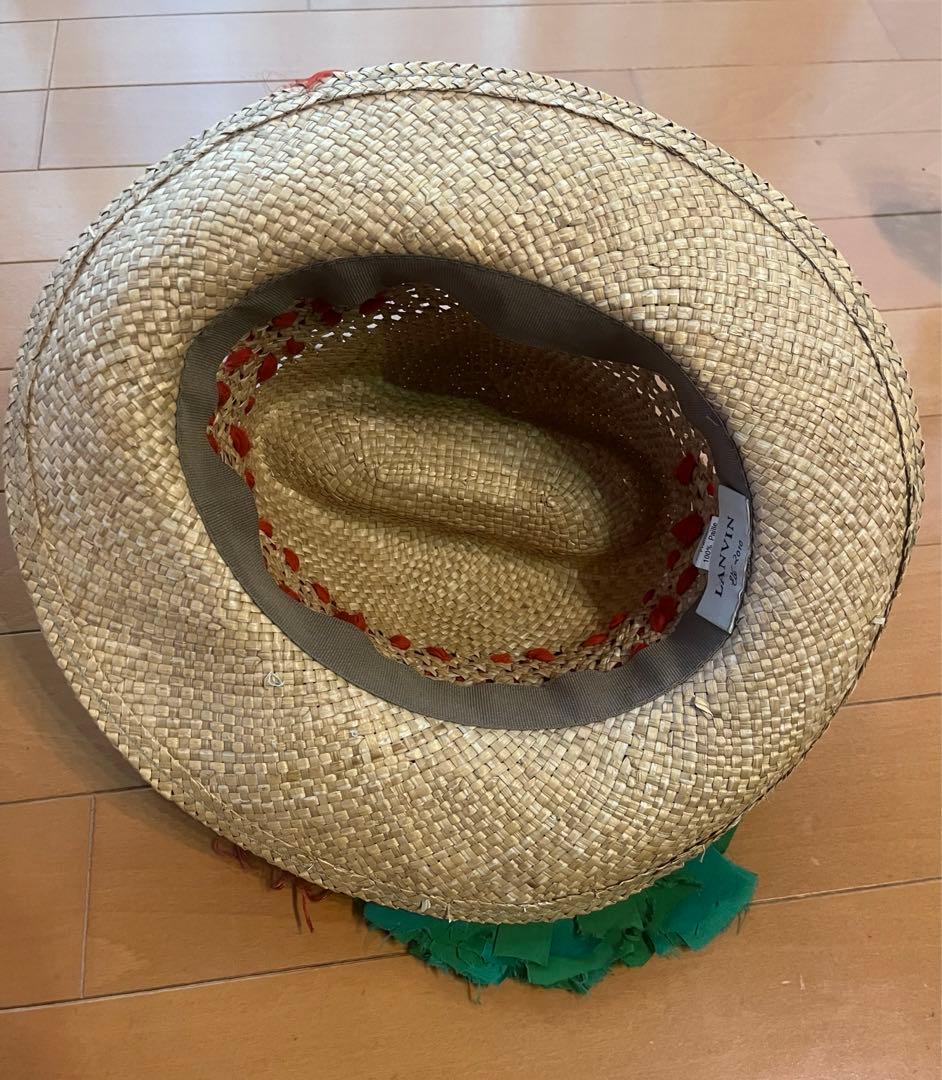 専用　超稀少✨LANVINストローハット麦わら帽子