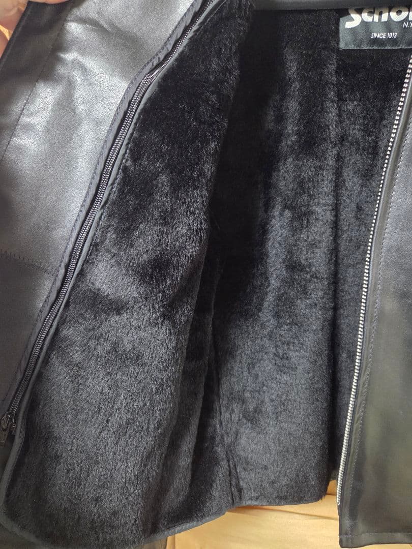 schott 641 シングルライダース 42 ボアライナー付き