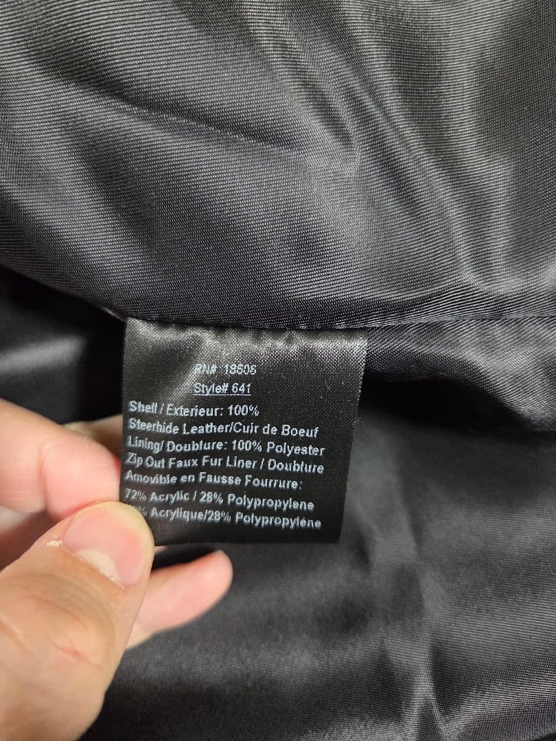 schott 641 シングルライダース 42 ボアライナー付き