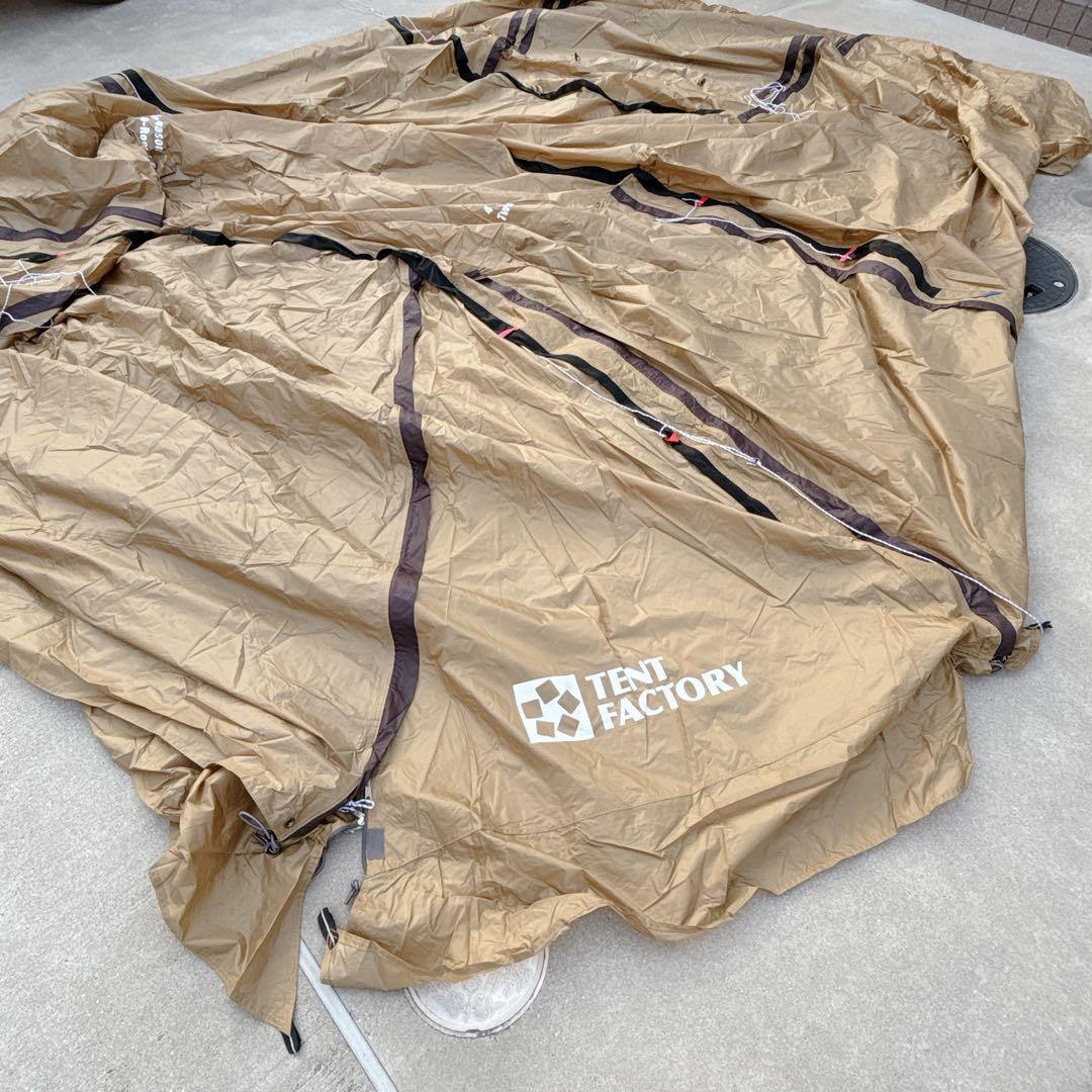 ✨極美品✨ テントファクトリー 2ルームテント 別売りトップルーフ付