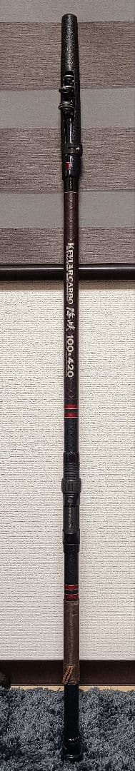 ダイワケブラーカーボ海峡100号4.2m！クエ釣りに