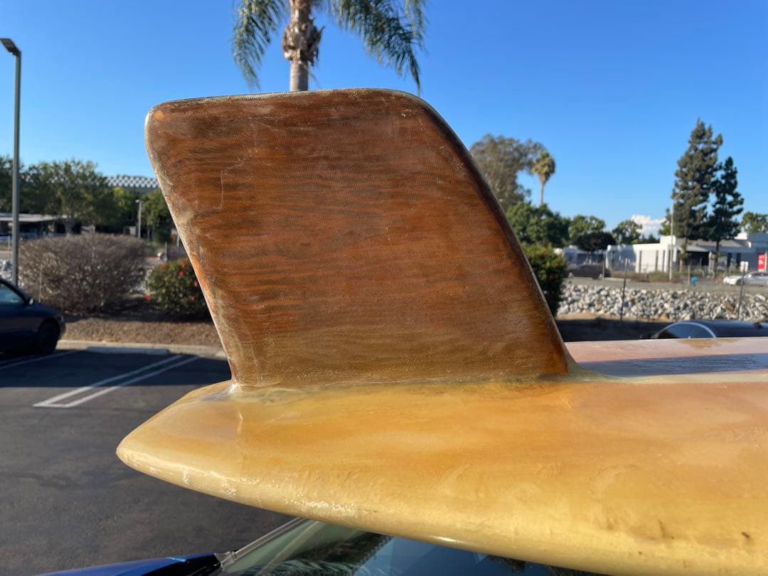 激レア◇60'sビンテージ◇HOBIEホビー ロングボード◇9'8 ウッドフィン