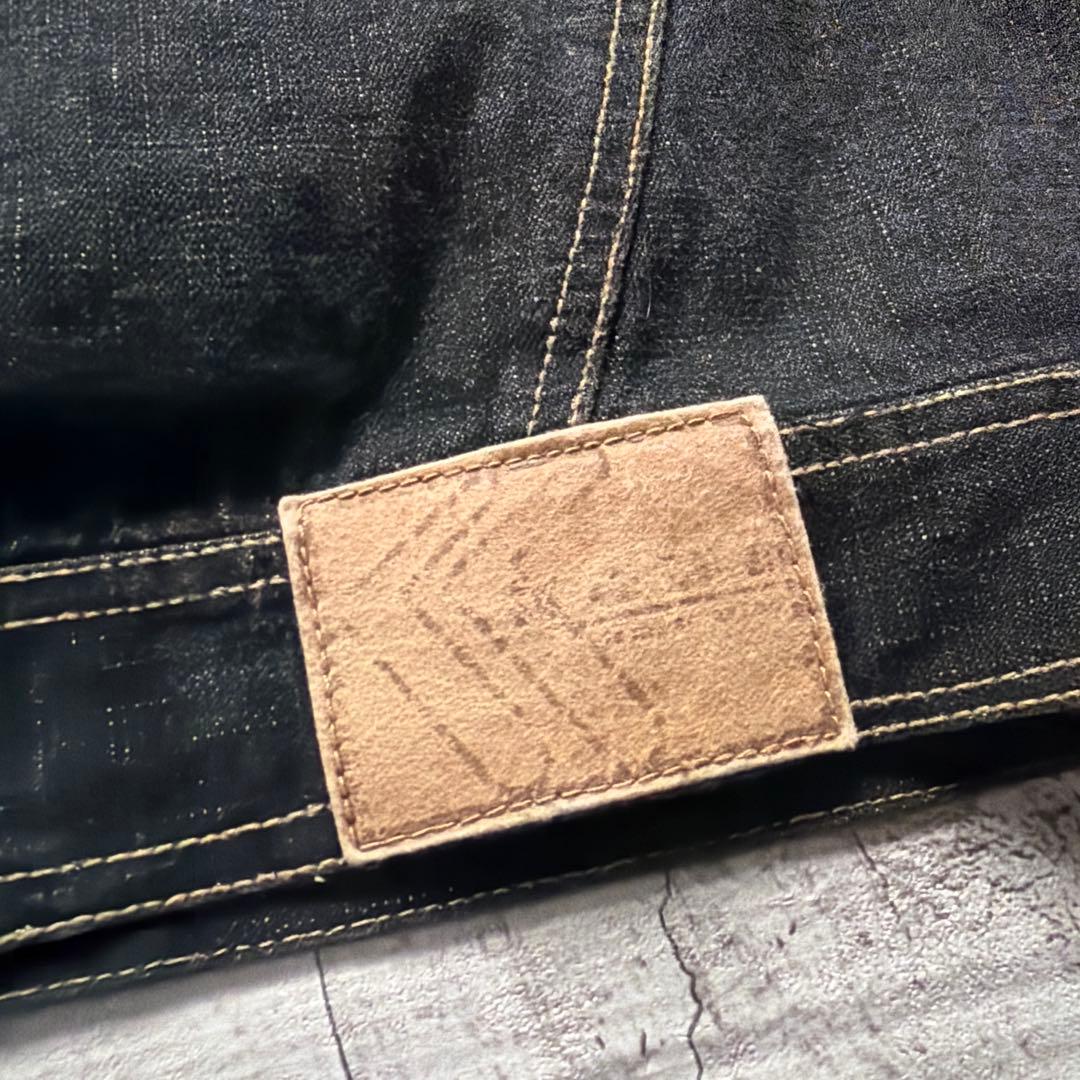 00s karl kani デニムジャケット ブラックデニムビックサイズ XL