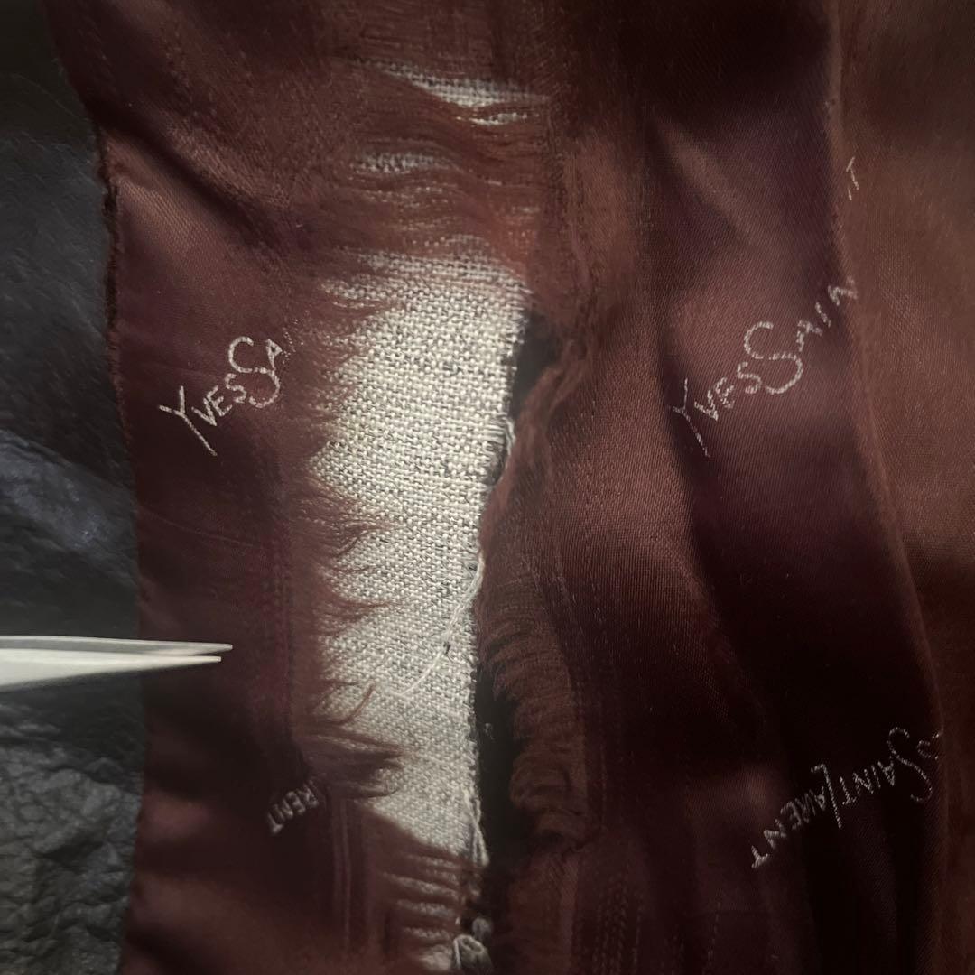 ジャケット・アウター 80s YVES SAINT LAURENT Leather Tailored