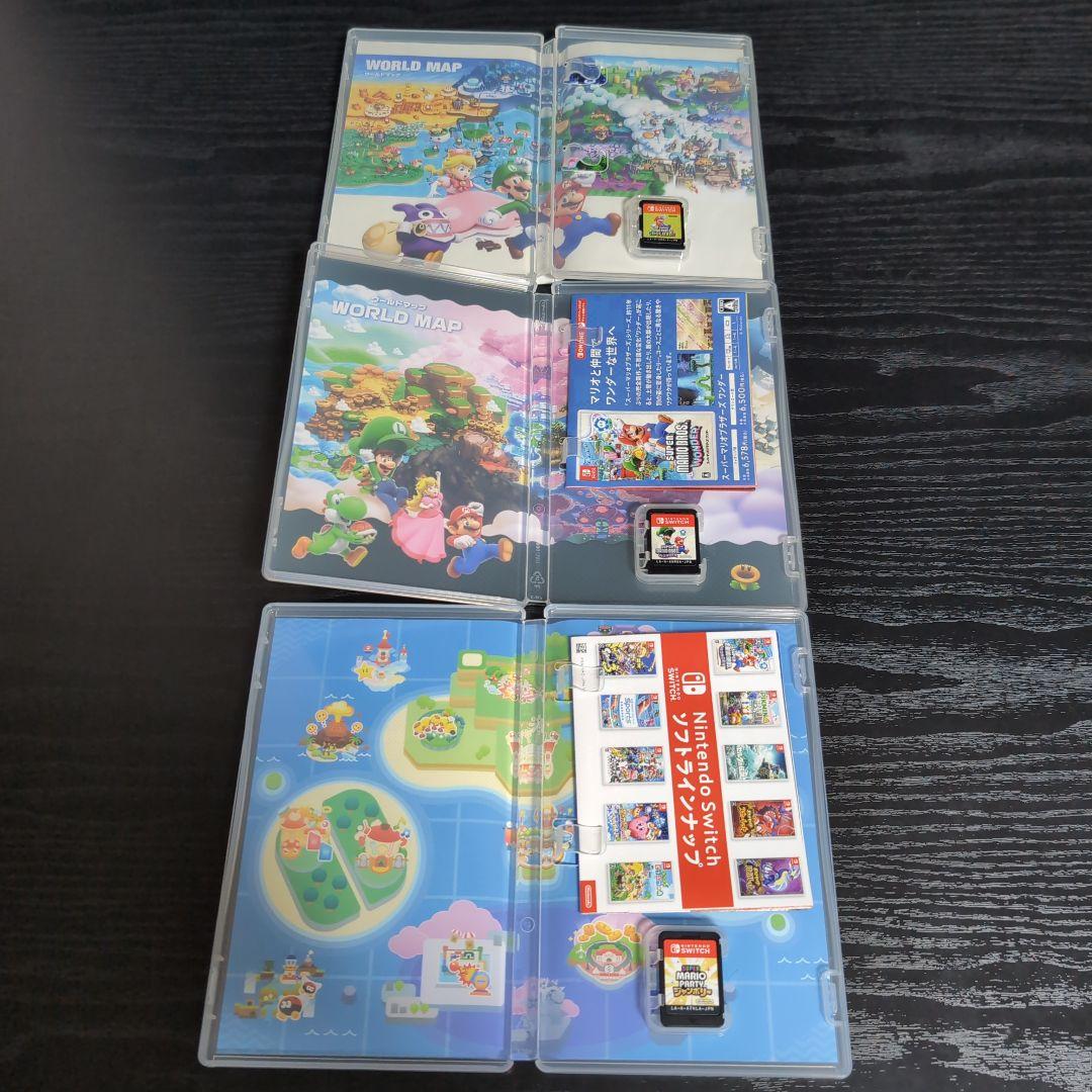 マリオパーティ ジャンボリー。マリオブラザーズワンダー。マリオ U デラックス。