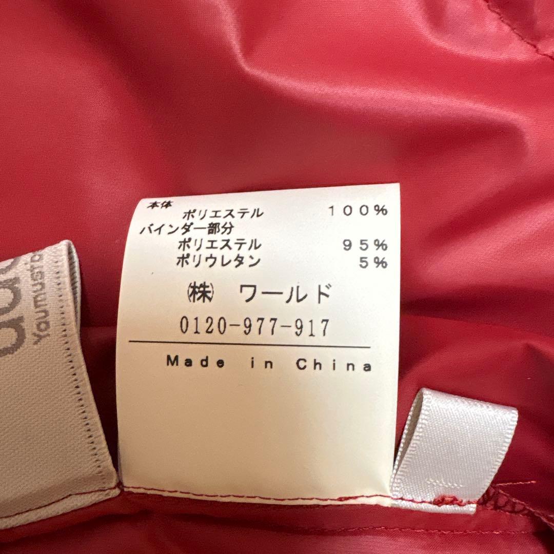 新品未使用　adabat ウインドブレーカー赤　パンツ紺　セット　LL