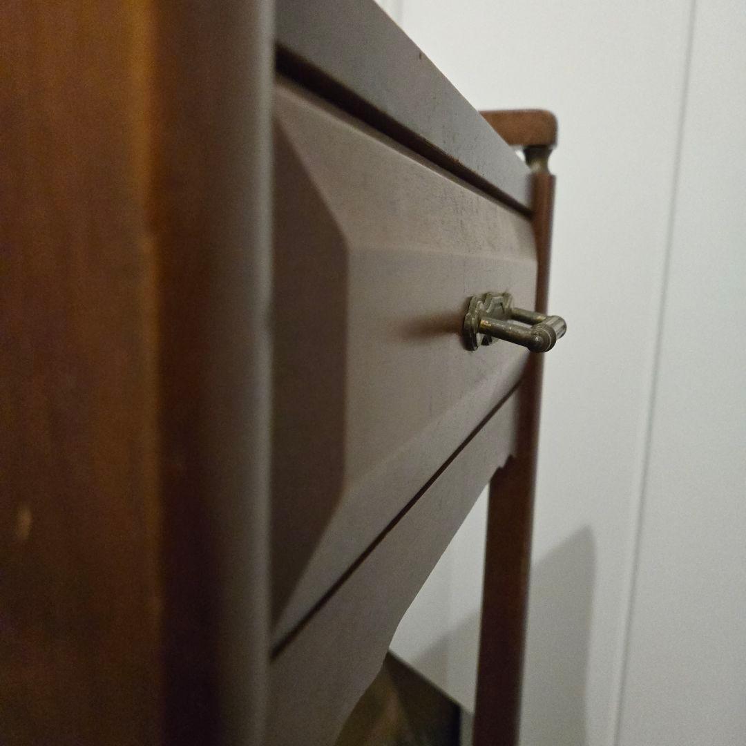 レトロ コイズミの木製コンソールテーブル