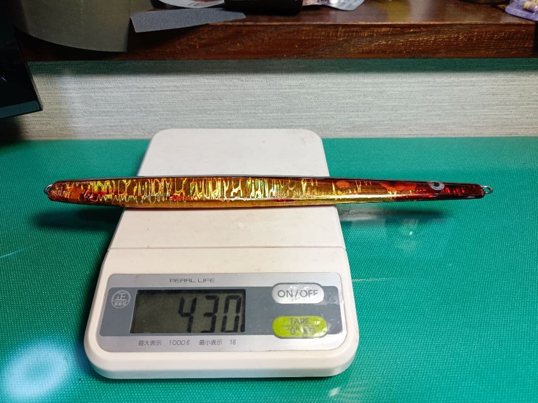 ドラッカーハイブリッド赤金タイプ6と赤金ジグ