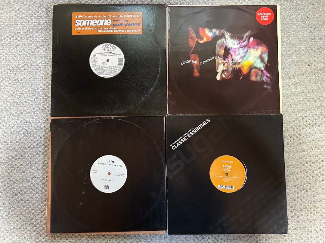 90年代R&B洋楽レコードコレクション６０枚