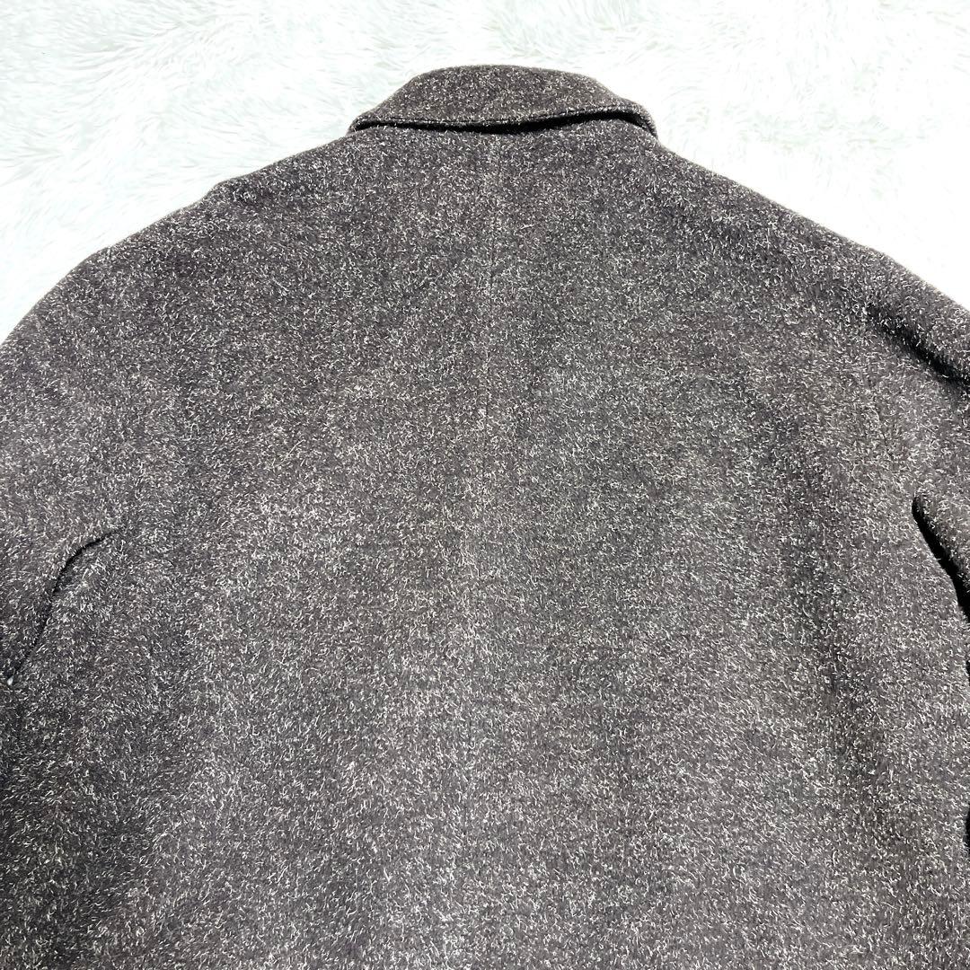 美品 ヨーガンレール ウール コート ジャケット シングル ボタン 黒 大きい