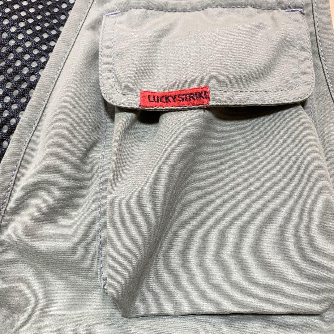 【希少】LUCKY STRIKE★ラッキーストライク★フィッシングベスト★企業物