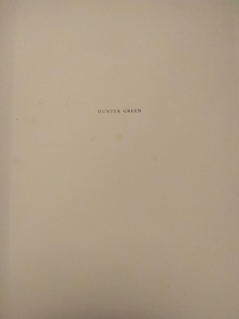 2000部限定写真集Terri Weifenbach Hunter Green