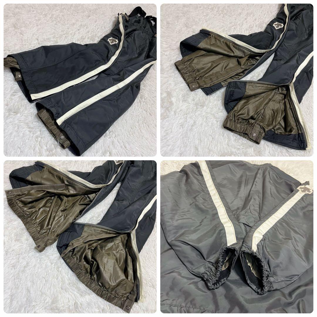 DESCENTE スノーウェア上下M ブラック スキースノボ シンプル 男女兼用