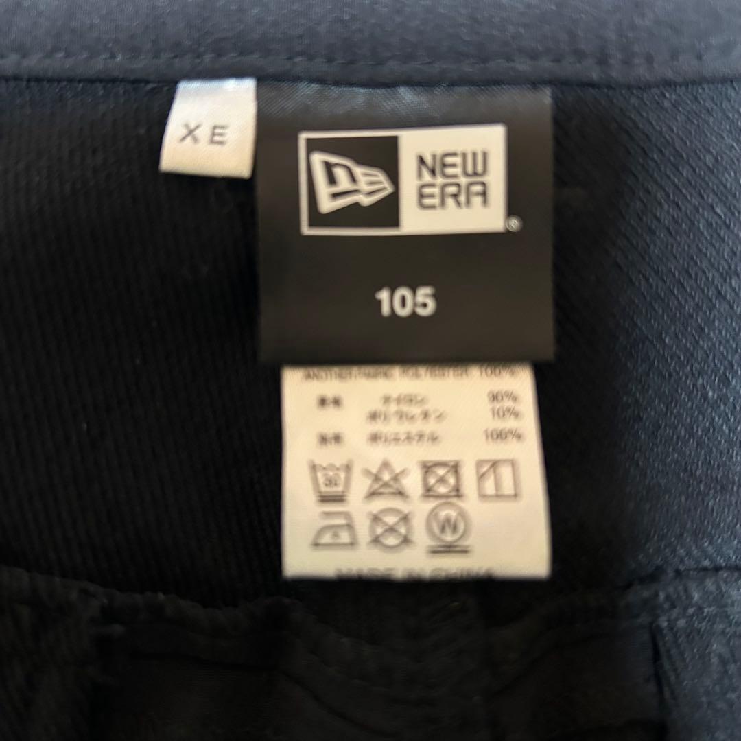 【NEW ERA】テーパードストレッチ ナイロンパンツ ブラックXXLサイズ