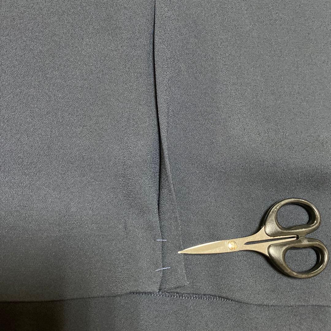 お受験 トランスワーク　ブラックネイビーワンピース　新品タグ付き