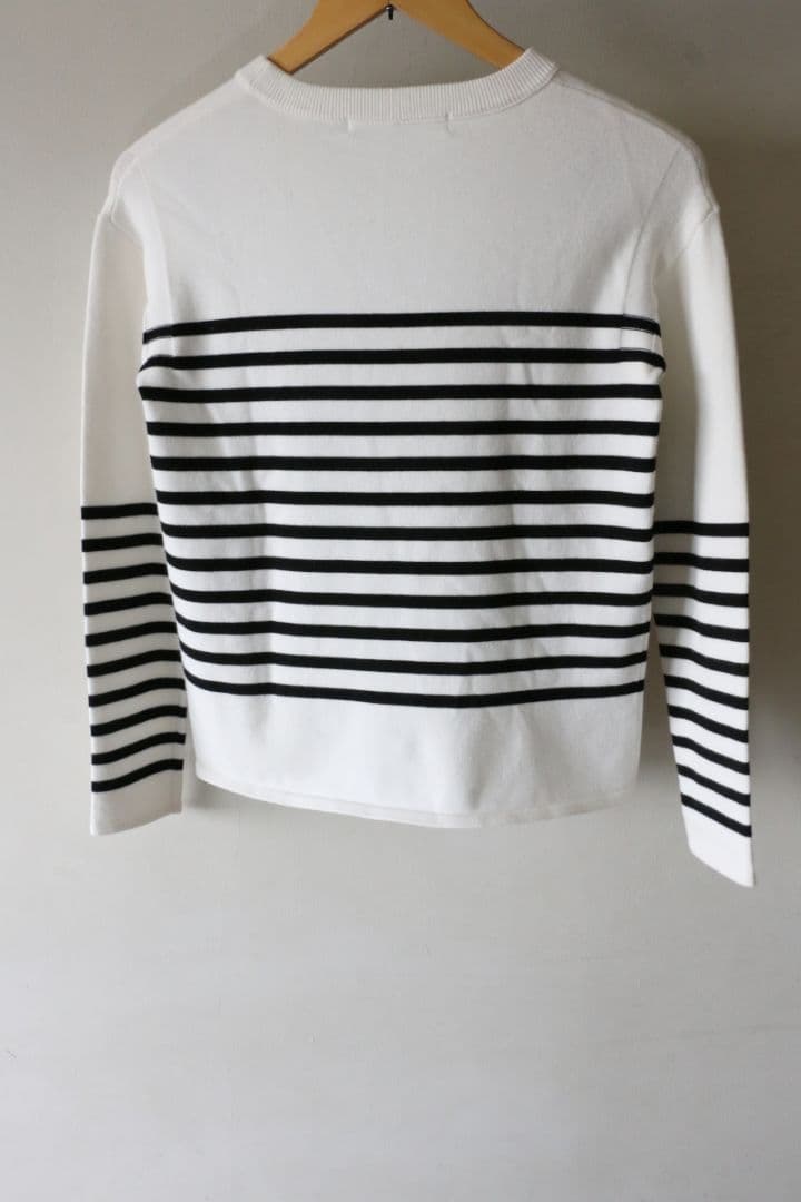 シロ様 C6982 ジップフーディー×ボーダーコーデ