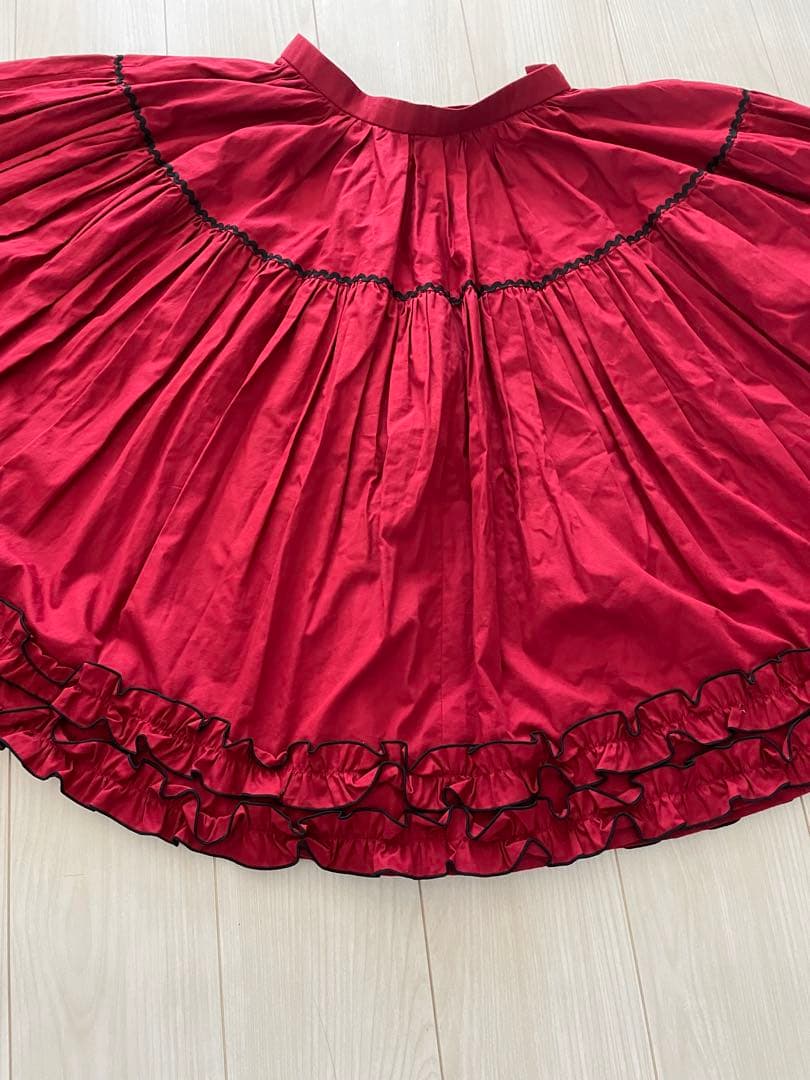 希少美品Chacott チャコット社交ダンスフォークダンス サーキュラースカート