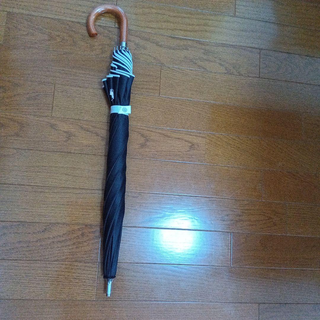 ポロ・ラルフ・ローレン 長傘 晴雨兼用 黒ショート 傘 日傘