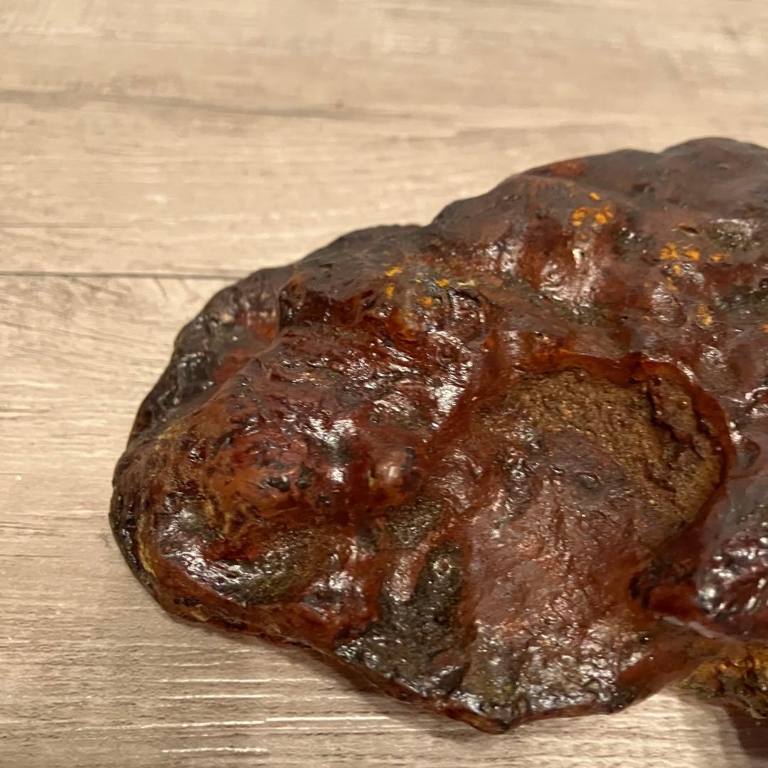 E-4 【希少】サソリ入り 琥珀 置物 アンバー 樹脂 標本 インテリア 骨董