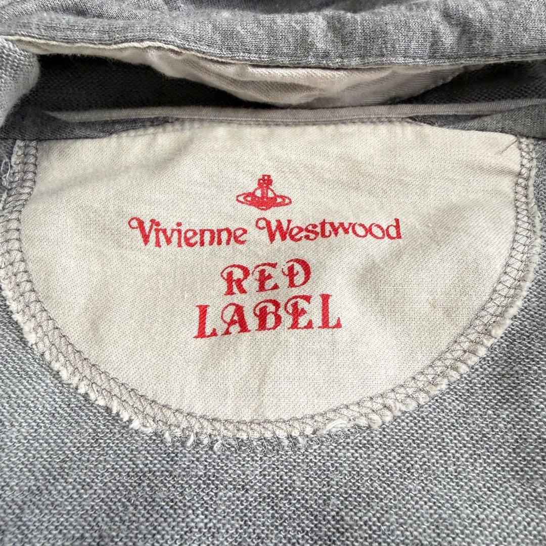 ヴィヴィアンウエストウッド ジップパーカー グレー 魔女フード 変形 オーブ