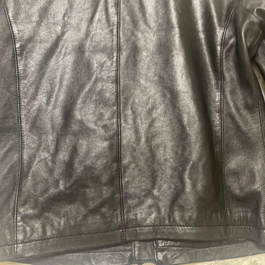 ハウスオブブルース　ライダースジャケット　黒　革