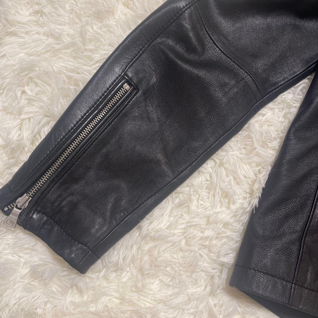 ハウスオブブルース　ライダースジャケット　黒　革