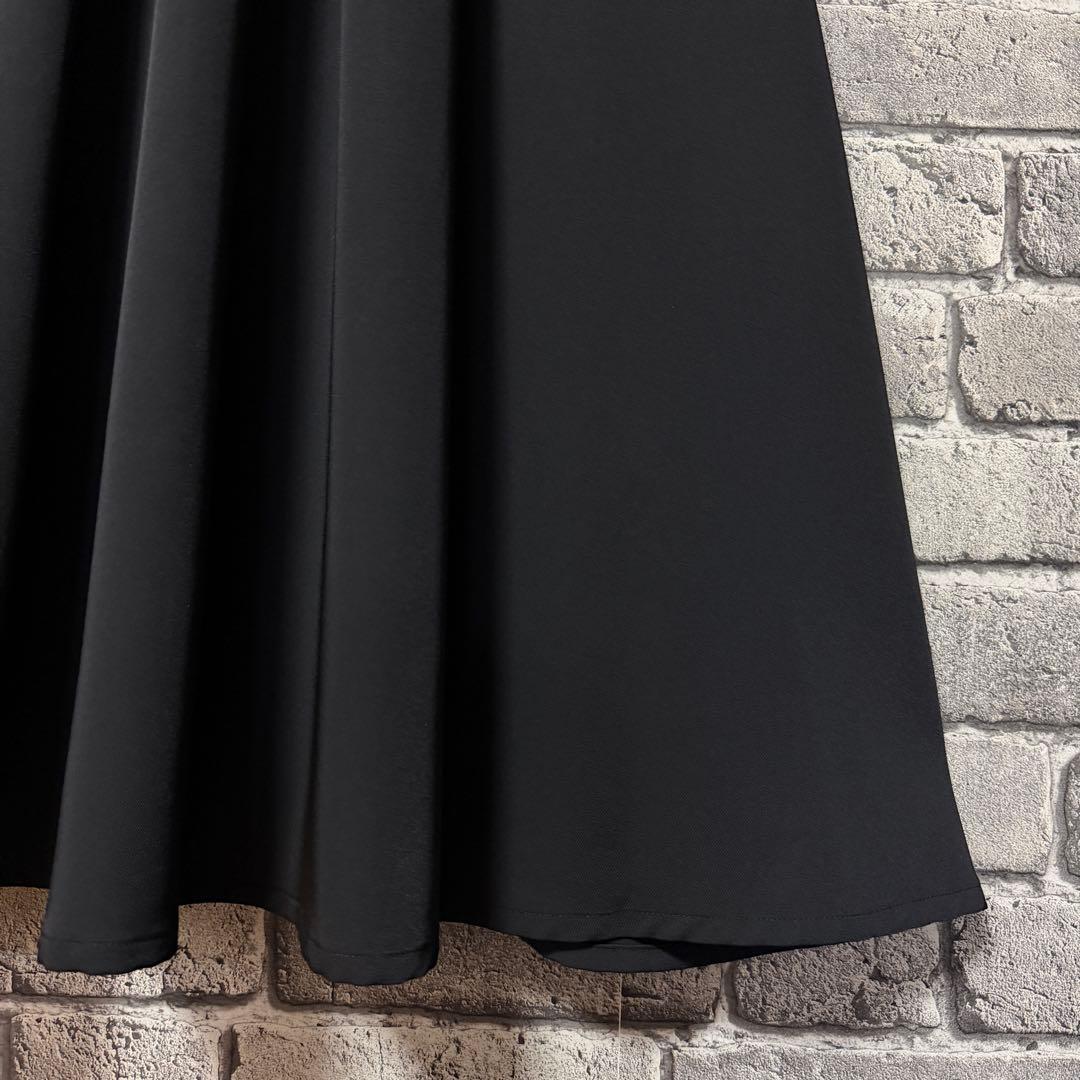 【美品】HARE　シアーシシュウキリカエワンピース　ブラック　オケージョン