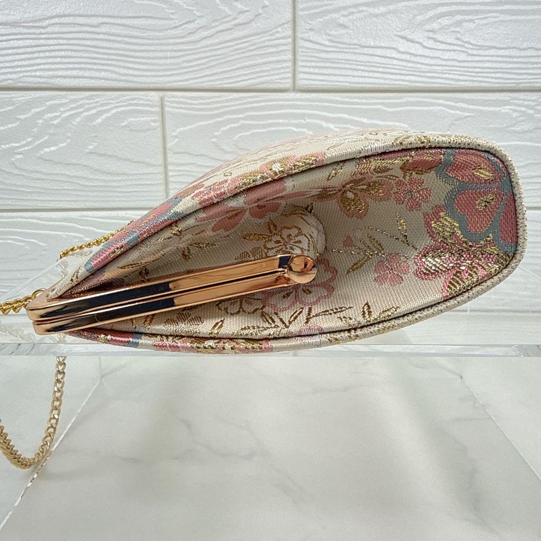 極美品 和装 草履＆バッグ セット 桜柄 金糸 礼装 成人式 卒業式 結婚式