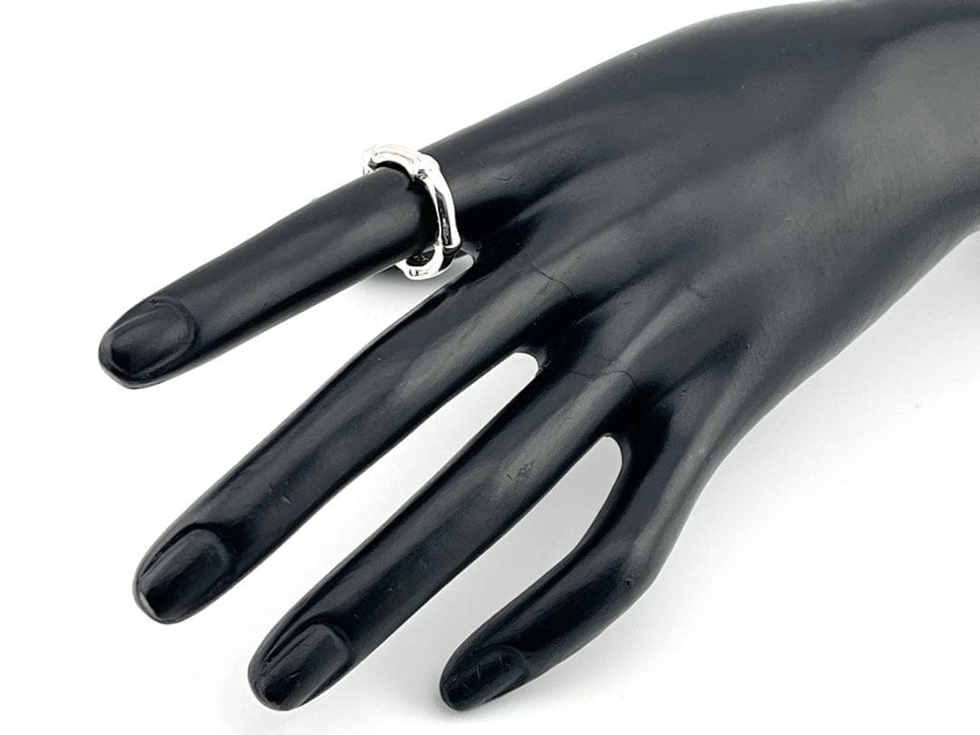 f117 美品　オールド　ティファニー　1996 バンブー　リング　925約7号