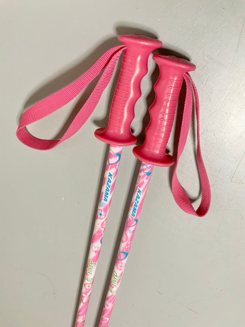 ジュニアスキー　4点セット　K2（ケーツー）板124cm／ブーツ22cm