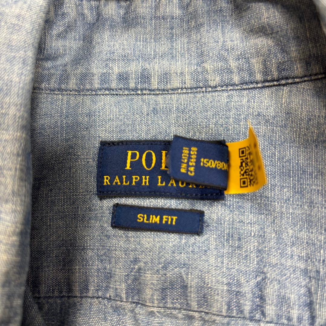 eucaly です★SLIM FIT シャンブレーシャツ 0