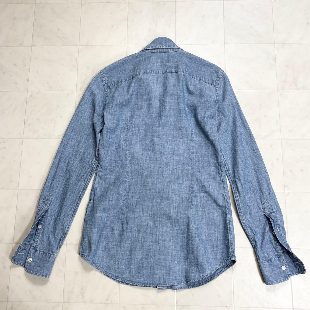 eucaly です★SLIM FIT シャンブレーシャツ 0