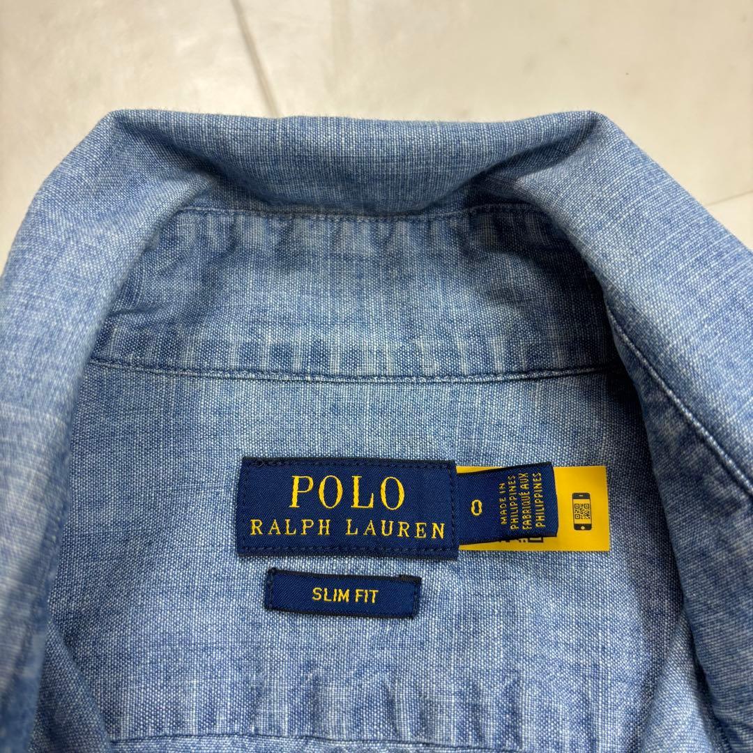 eucaly です★SLIM FIT シャンブレーシャツ 0