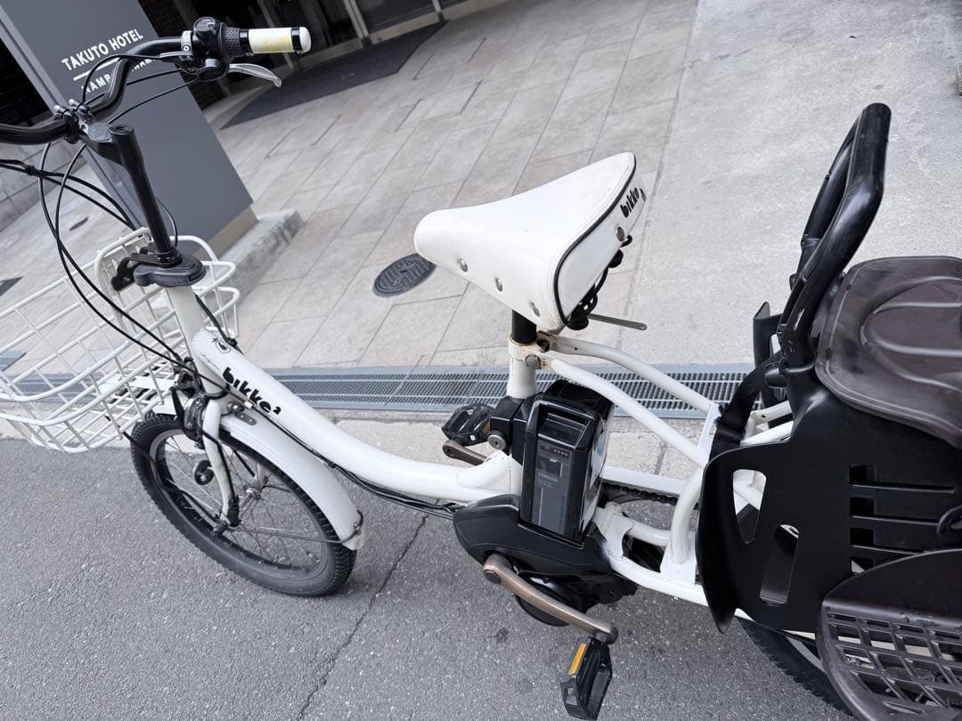 大阪府　子供乗せ　ブリヂストン　電動アシスト自転車 チャイルドシート付き