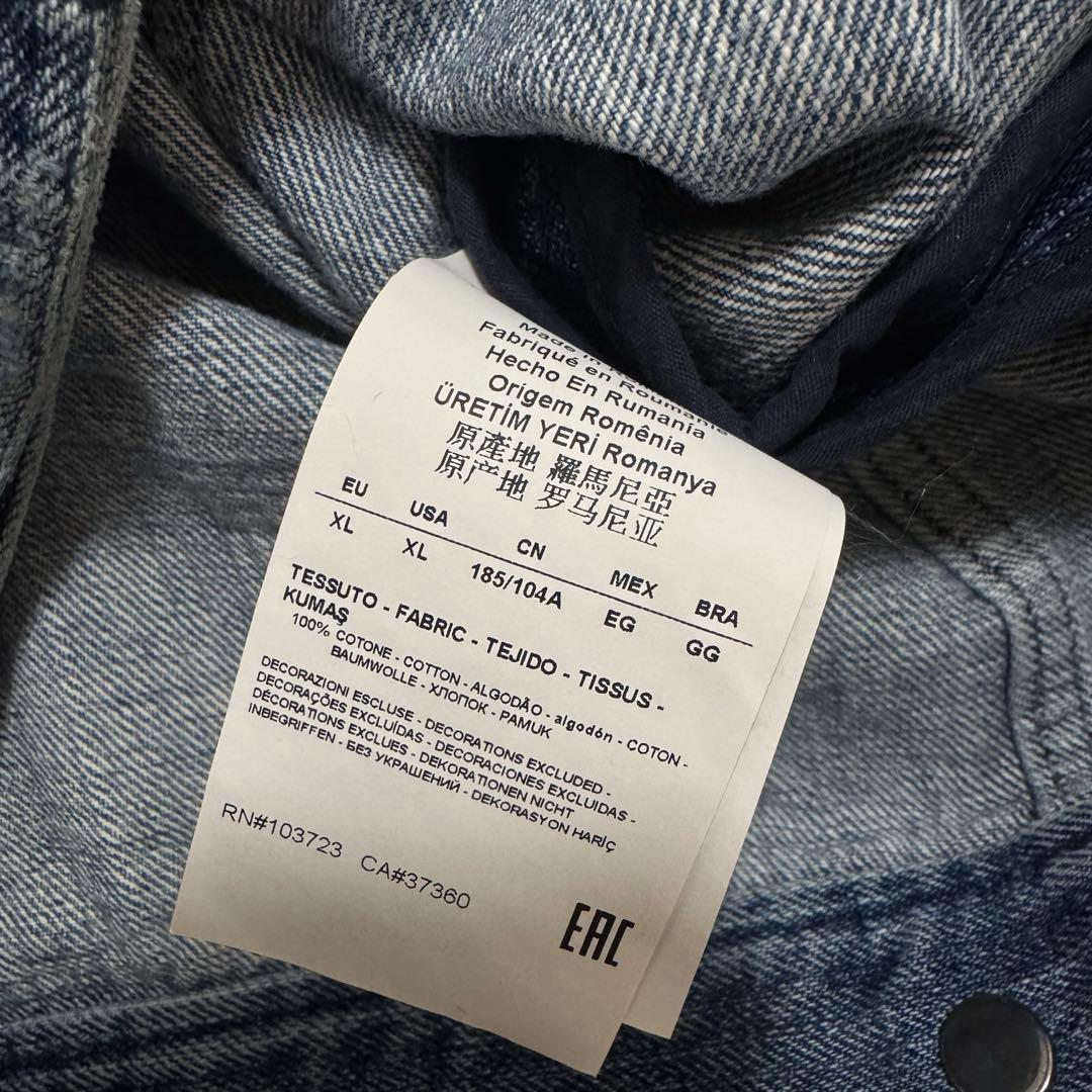 Emporio Armani エンポリオアルマーニ ダメージ　デニムジャケット