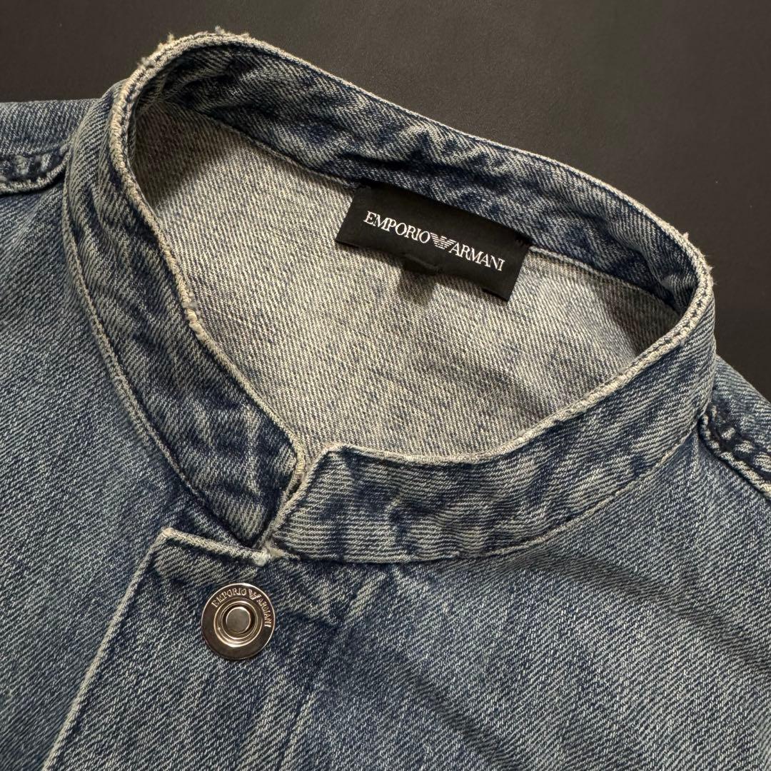 Emporio Armani エンポリオアルマーニ ダメージ　デニムジャケット