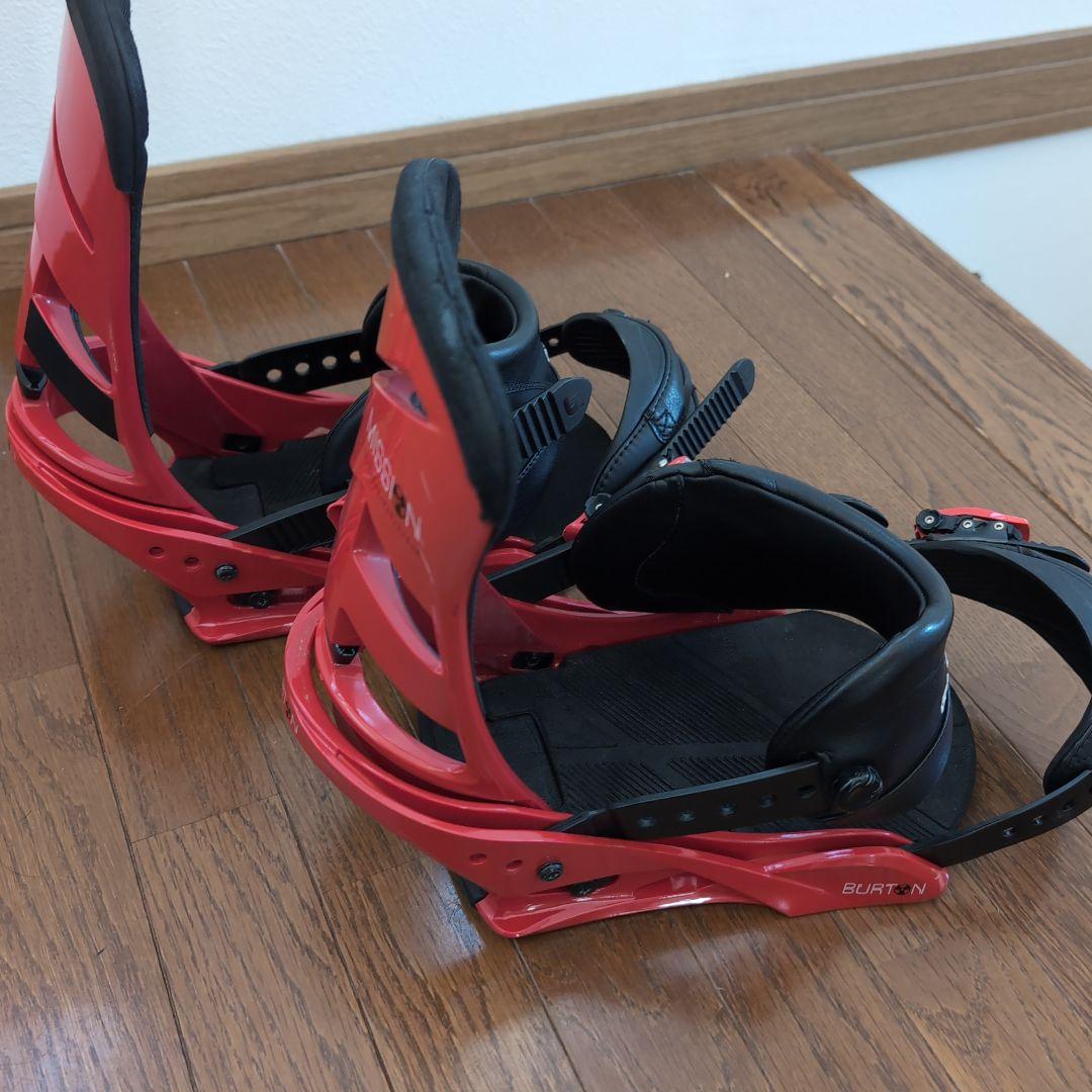 Burton Mission ビンディング レッド Mサイズ