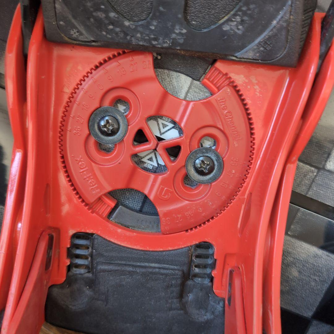 Burton Mission ビンディング レッド Mサイズ