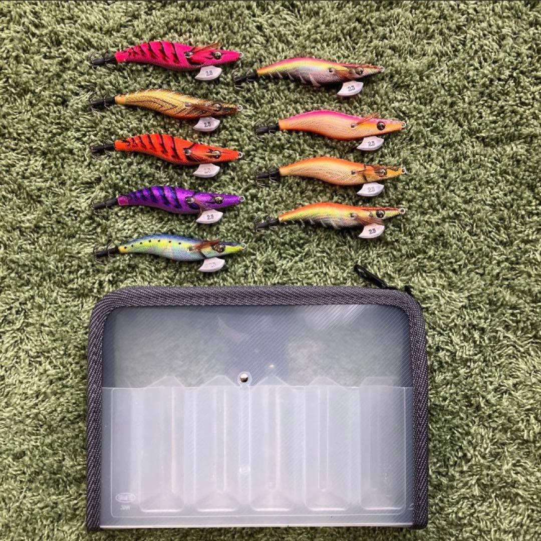 カルティバ ドロー4 2.5号 エギストッカー付き エギングセット