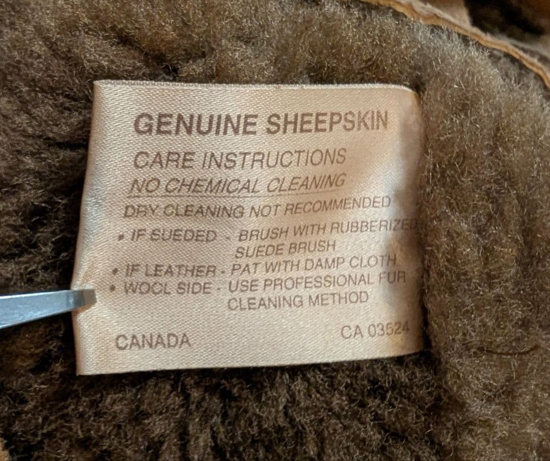 【希少品】HIDE SOCIETY  シープスキンコート カナダ製
