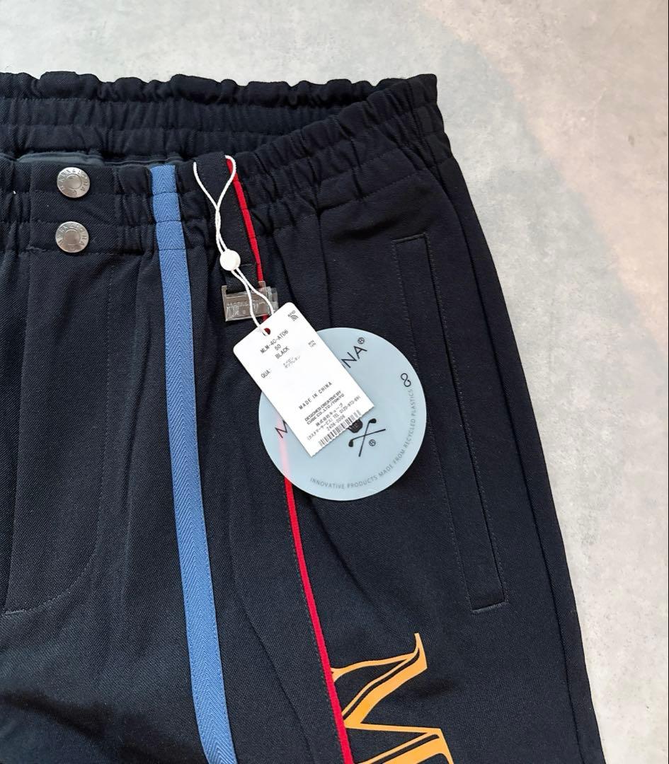 新品 ★ MARK&LONA ジョガーパンツ ジャージー マーク＆ロナ 黒