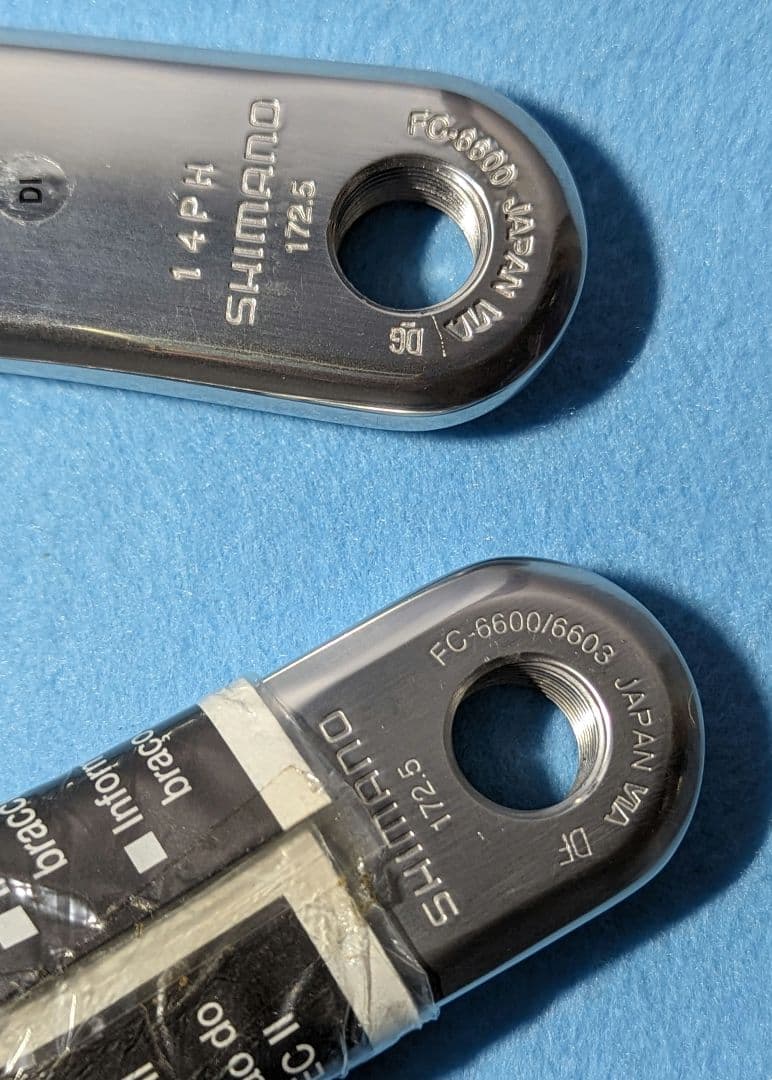 パーツ shimano ultegra FC-6600 53/39T 172.5mm