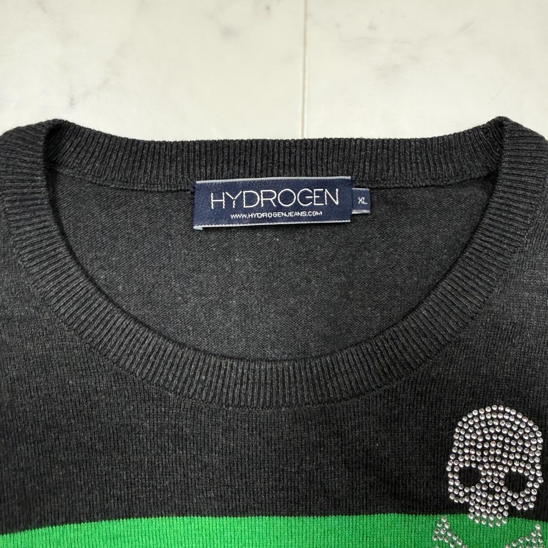 HYDROGEN スカル ストーン モチーフ ニット セーター ゴルフ
