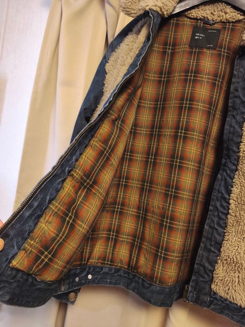 S*s様 ZARA グリズリージャケット デニム ボア