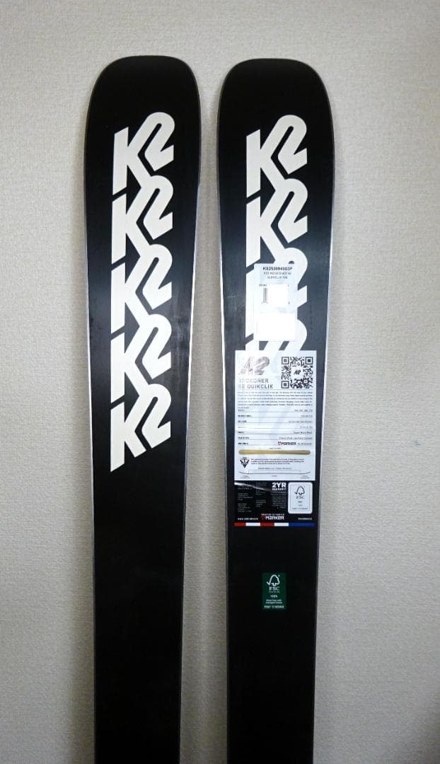 未使用 K2 RECKONER 92 ビンディング付パウダー ツリー パークBC