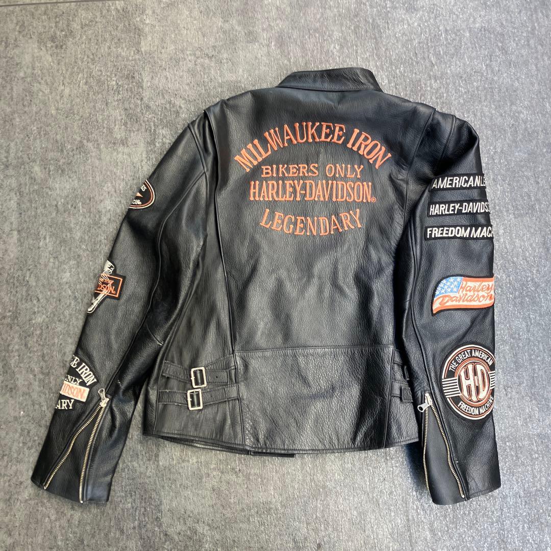 Harley-Davidson レザージャケット XXL ブラック